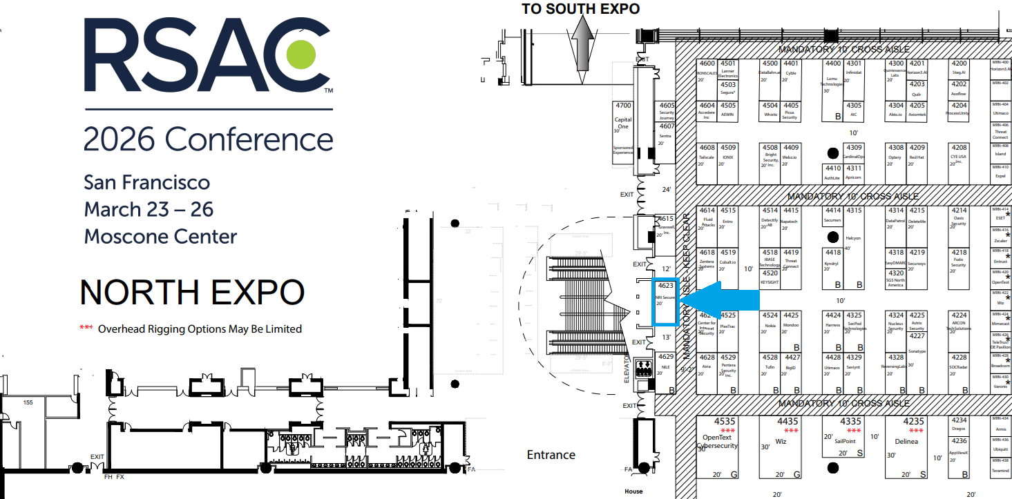 RSA Conference 2026 RSAC2026 Booth Map 
